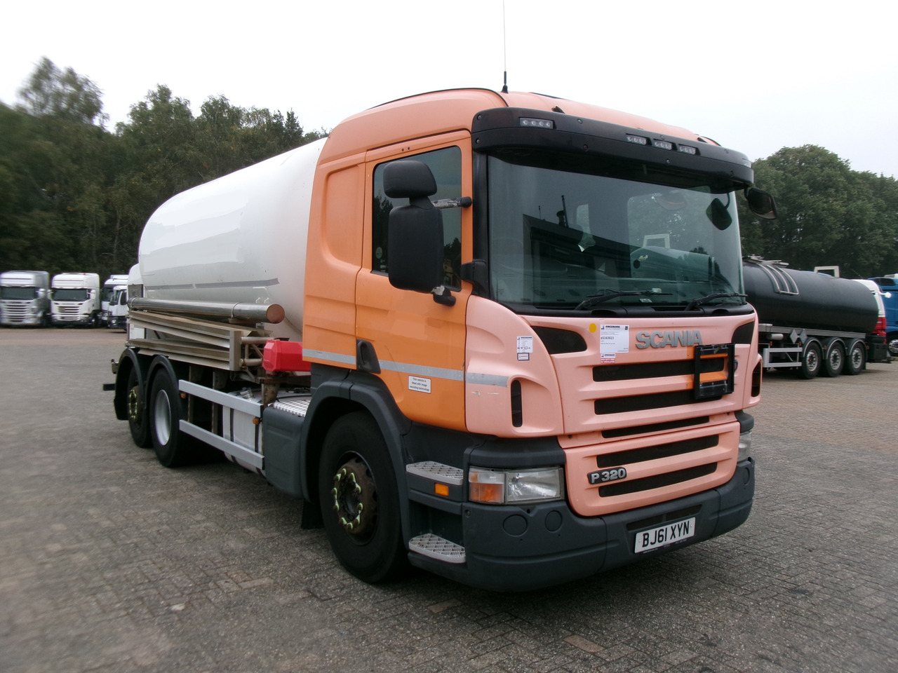 Tank truck for transportation of gas Scania P320 6X2 RHD Argon gas tank 9.4 m3: picture 2