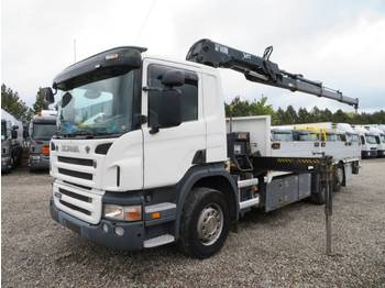 Dropside/ Flatbed truck Scania P340 6x2*4 Hiab 166 D-3 Hiduo: picture 1