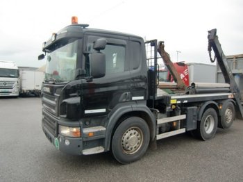 Skip loader truck Scania P360 Absetzer, Manual, E5 6x2 Lenk und Liftachse: picture 1