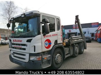 Skip loader truck Scania P420 LB 6x2 Gergen Absetzerkipper, Euro5: picture 1