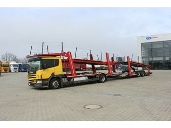 Autotransporter truck Scania P 114 L 380 + LOHR C2 FCAH, COMPLETE FOR 7-9CARS: picture 1