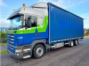 Curtainsider truck Scania R400 6X2 OPTICRUISE: picture 1
