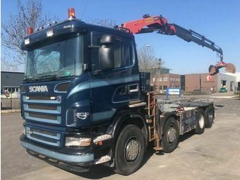 Cable system truck Scania R420 8X2 FULL STEELSPRING + PALFINGER PK16502 RE: picture 1