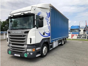 Curtainsider truck Scania R 420 LB6X2 valník: picture 1
