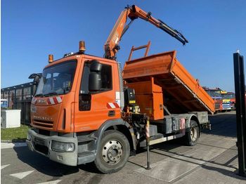 Tipper Iveco EuroCargo 140 E18 4X2 MANUAL FULL STEEL + FASSI