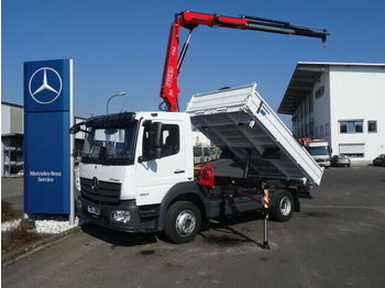 Tipper Mercedes-Benz Atego 1224 KK Kipper+Kran+Funk+Greifersteuerung