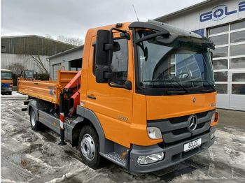 Tipper Mercedes-Benz Atego 818 4x2 Kipper Kran Palfinger 7001