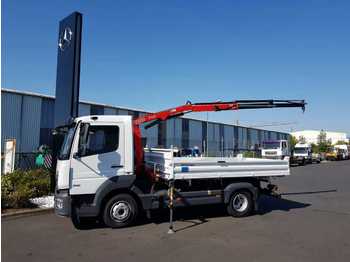 Tipper Mercedes-Benz Atego 818 KK Kipper + Kran + Funk NEU