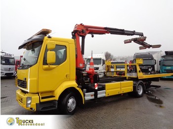 Autotransporter truck Volvo FL serie FL 42 + PTO + Palfinger Crane: picture 1