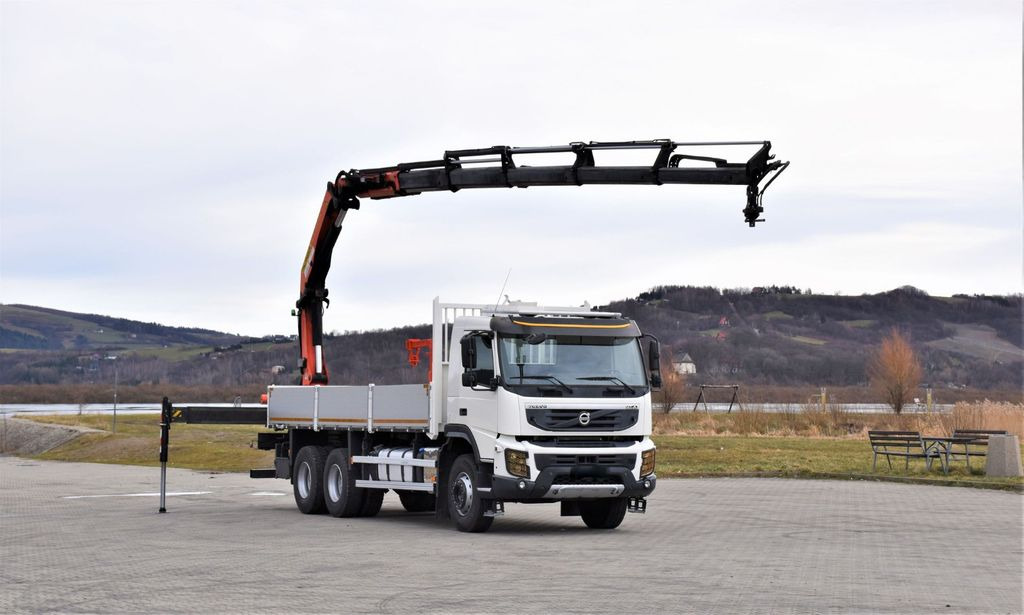 Crane truck, Dropside/ Flatbed truck Volvo FMX 370 PRITSCHE 6,70m *PK 22002-EH+FUNK/6x4: picture 2