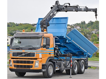 Crane truck, Tipper Volvo FM 400 Kipper 5,20m*HIAB 144 ES-3 HIDUO/FUNK*6x4: picture 3