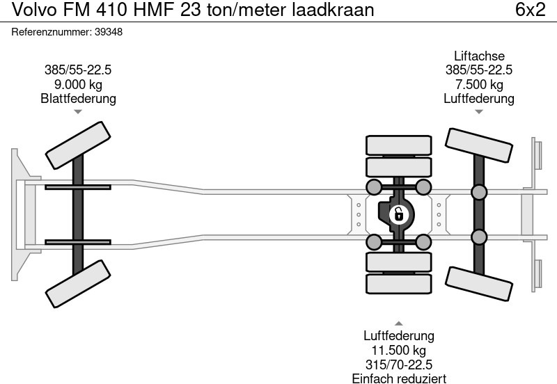 Volvo FM 410 HMF 23 ton/meter laadkraan leasing Volvo FM 410 HMF 23 ton/meter laadkraan: picture 10