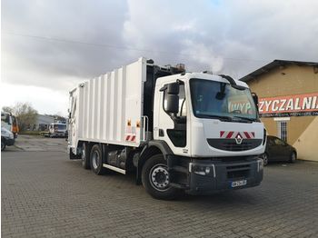 Garbage truck RENAULT Premium garbage truck damaged