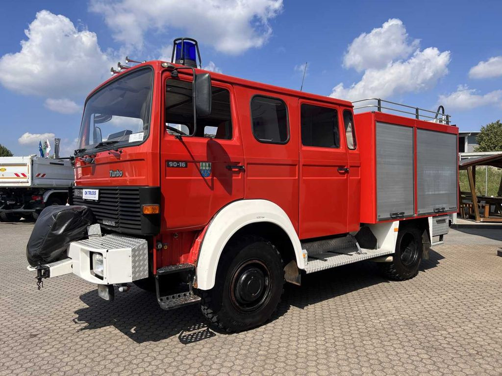 Fire truck Iveco 75-16 AW 4x4 LF8 Feuerwehr Standheizung 9 Sitze: picture 4
