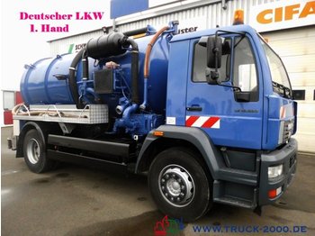 Vacuum truck MAN 18.220 Hochdruck Saug Spülwagen 10m³ 500L Wasser: picture 1