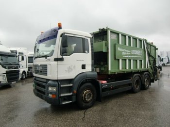 Garbage truck for transportation of garbage MAN TGA 26.350  Müllwagen, M-U-T Müllpresse 6x2-2BL: picture 1