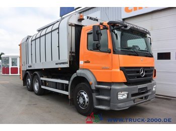 Garbage truck for transportation of garbage Mercedes-Benz Axor 2529 Faun Rotopress 521 L Deutscher LKW: picture 1