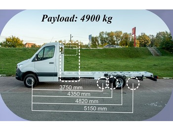 New Garbage truck Mercedes Sprinter Maxi 7440 kg, 4900 kg payload: picture 1