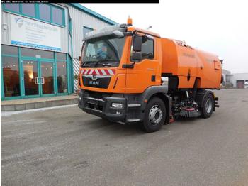 Sweeper MAN TGM 18.250 4x2 BL Bucher CityFant 6000 beidseiti