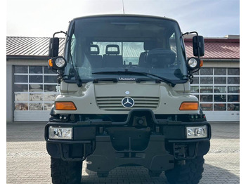 Unimog U300 405 01313 mit Rahmenwinde  - Utility/ Special vehicle, Dropside/ Flatbed truck: picture 2