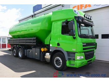 Vacuum truck DAF CF85.510 31m³ Pellets Silo + Waage Staub Riesel