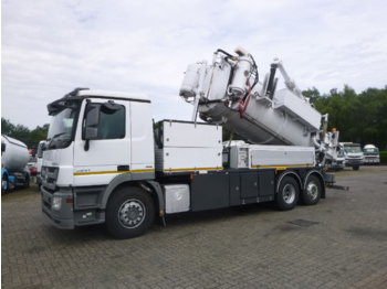 Vacuum truck Mercedes Actros 2541 6x2 RHD E5 Huwer vacuum tank / hydrocureur 12 m3