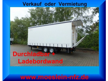 Möslein  neuer Planenanhänger, Ladebordwand + Durchladba  - Curtainsider trailer: picture 1