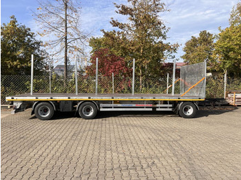 Möslein  3 Achs Jumbo- Plato- Anhänger 9 m, Mega  - Dropside/ Flatbed trailer: picture 1