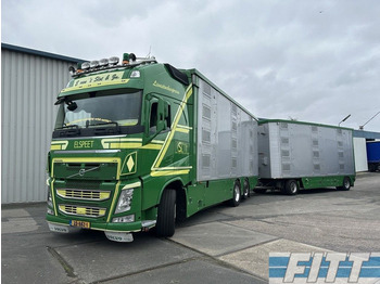 Volvo FH FH 540 6x2 1/2/3 Finkl Livestock -- Water and Ventilation - Lifting roof - Lifting floors + Trailer 1/2/3 Finkl - Livestock truck: picture 1