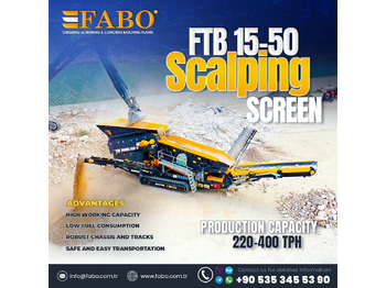 FABO FTB 15-50 Mobile Scalping Screen | Ready in Stock - Mobile crusher: picture 1