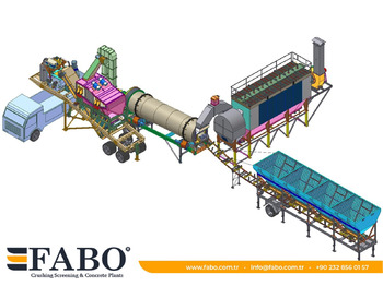 FABO Installation of asphalt of any capacity mobile and fixed - Asphalt plant: picture 1