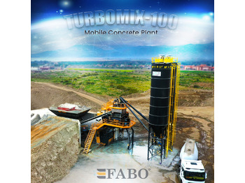 FABO TURBOMIX-100 Mobile Concrete Batching Plant - Concrete plant: picture 1