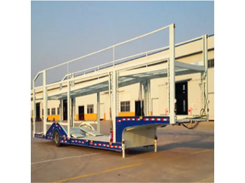  XCMG official multi-axle hydraulic truck trailer flatbed car transporter trailer - Autotransporter semi-trailer: picture 3
