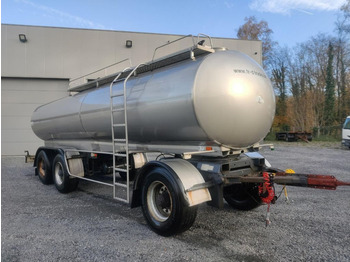 ETA 3 AXLES INSULATED STAINLESS STEEL TANK 17000L  (2 COMPARTMENTS) - Tank trailer: picture 1