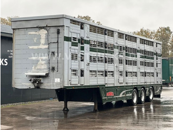 FINKL SAV35 3.Stock Viehauflieger Hubdach,Tränke  - Livestock semi-trailer: picture 1