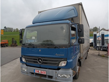 Mercedes-Benz Atego2 822  4x2L Klima, Luftgef.,AHK,Spoiler,TÜV  - Curtainsider truck: picture 3