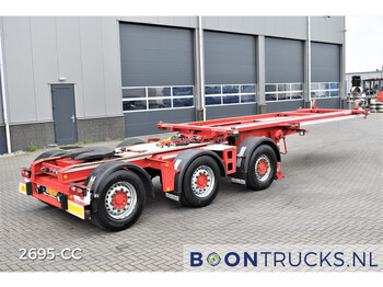 Renders ROC 16.27 LZV DOLLY | 20ft * X-STEERING * LIFT AXLE * APK 04-2024 - Container transporter/ Swap body semi-trailer: picture 1