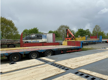 Low loader semi-trailer 3 Achs Satteltieflader Platofür Fertigteile ode: picture 4