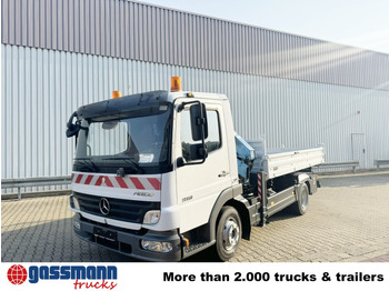 Tipper, Crane truck Mercedes-Benz Atego 818 K 4x2 mit Kran Atlas AK 50.1-A2: picture 2