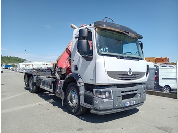 Hook lift truck RENAULT Premium 410
