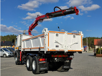 Tipper, Crane truck Renault Kerax 26.370 6x4 Mocny HDS FASSI F110: picture 5