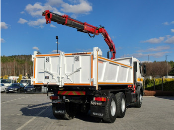 Tipper, Crane truck Renault Kerax 26.370 6x4 Mocny HDS FASSI F110: picture 4