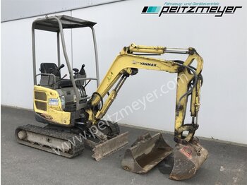 Mini excavator YANMAR MINIBAGGER Vio 17 verstellbares Fahrwerk Schnellwechsler mit 60 er und 100 Löffel: picture 2