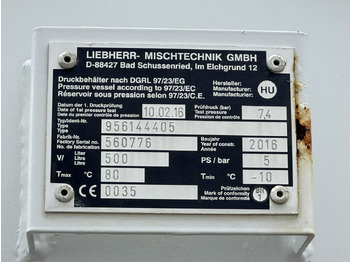 Concrete mixer truck Mercedes-Benz Arocs 3251 8x4/4 Arocs 3251 8x4/4, Betonmischer Liebherr ca. 9m³: picture 4 Concrete mixer truck Mercedes-Benz Arocs 3251 8x4/4 Arocs 3251 8x4/4, Betonmischer Liebherr ca. 9m³: picture 4