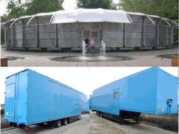 Closed box semi-trailer