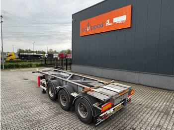 Container transporter/ Swap body semi-trailer Van Hool 20FT /20FT SWAP ADR (EX/II, EX/III, FL, OX, AT), BPW, disc brakes, liftaxle, galvanized, ALCOA, NL-Chassis, empty weight 3.300KG: picture 3