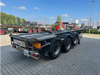 Container transporter/ Swap body semi-trailer Van Hool 20FT/30FT, ADR (EX/II, EX/III, FL, OX, AT), BPW + drum, ALCOA, galvanized, liftaxle, NL-Chassis: picture 3