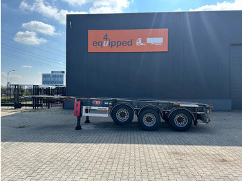 Container transporter/ Swap body semi-trailer Van Hool 20FT/30FT, ADR (EX/II, EX/III, FL, OX, AT), BPW + drum, ALCOA, galvanized, liftaxle, NL-Chassis: picture 2