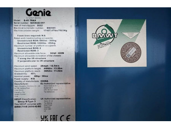 Telescopic boom Genie S45XC Trax Valid inspection, *Guarantee! Diesel, 4: picture 5 Telescopic boom Genie S45XC Trax Valid inspection, *Guarantee! Diesel, 4: picture 5