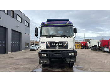 Tipper MAN 35.414 (6 CYLINDER / 8X6 / BIG AXLES / STEEL SUSP. / LAMES / GRAND PONT): picture 4
